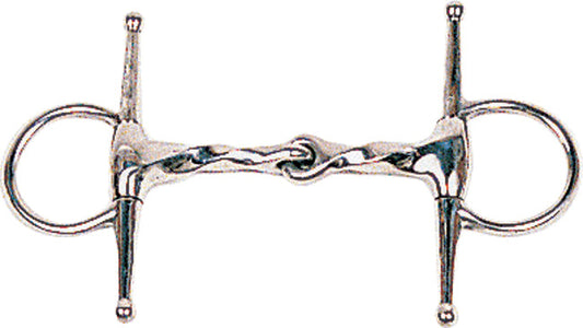 Slow Twist Full Cheek Snaffle Bit