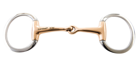Copper Mouth Jointed Eggbutt Bit