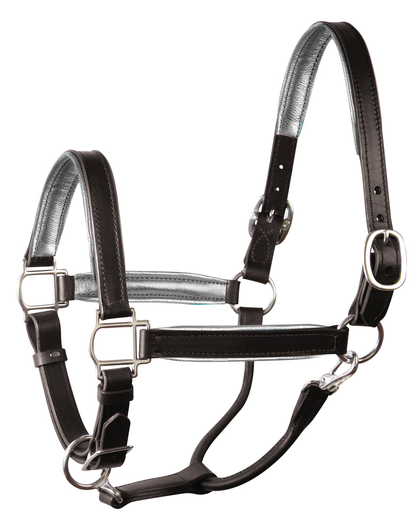 " Padded Leather Halter