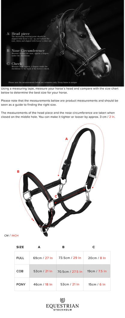 Anatomic Leather Halter