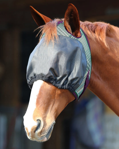 UViator Dartless Fly Mask with Web Trim & Forelock Opening