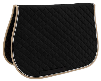 Quilted All-Purpose Piped Saddle Pad