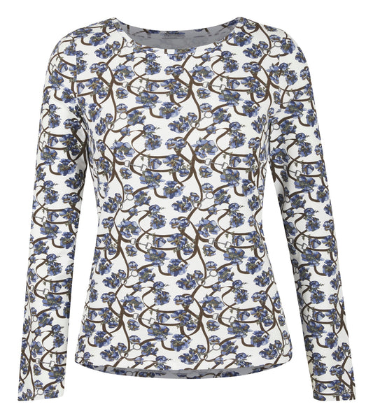 EQL by Ladies’ Organic Cotton Long Sleeve Print Top