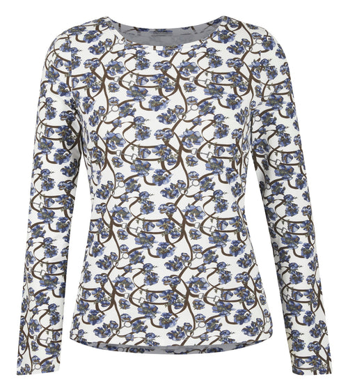 EQL by Ladies’ Organic Cotton Long Sleeve Print Top