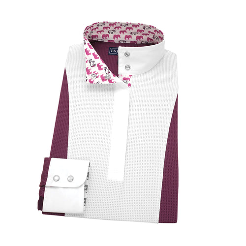 Essex Classics Girls’ Performance Long Sleeve Show Shirt