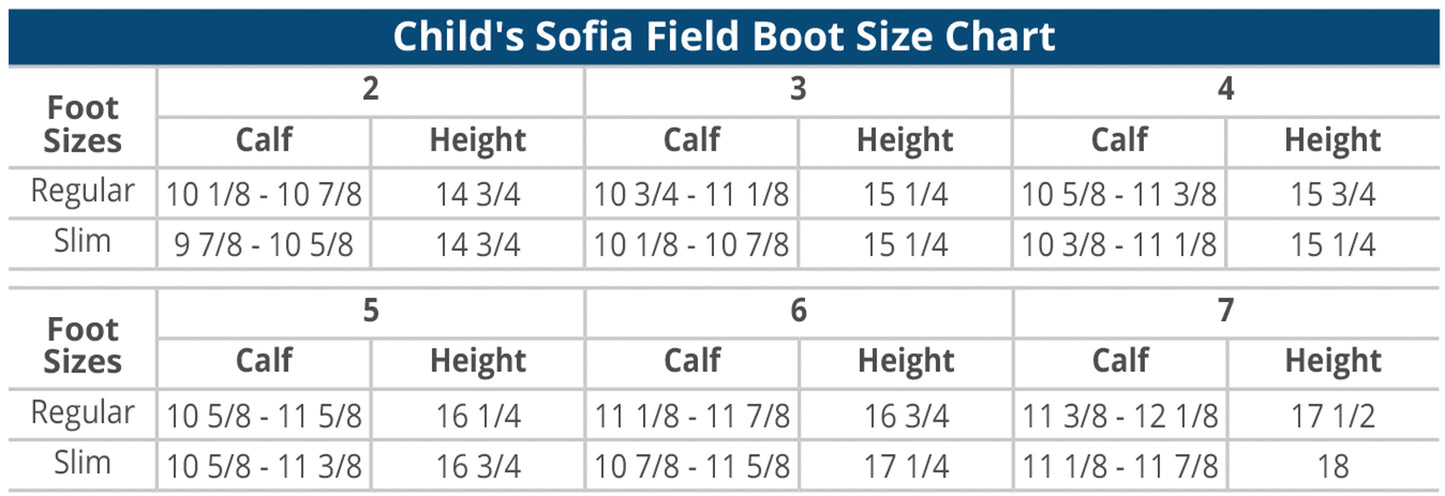 Children’s Sofia Field Boots